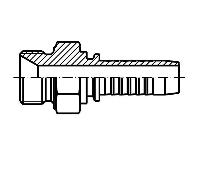 Raccords de tuyaux hydrauliques BSP    